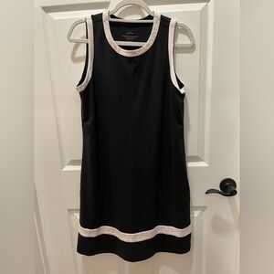 J. Jill Black Dress with Cream Trim